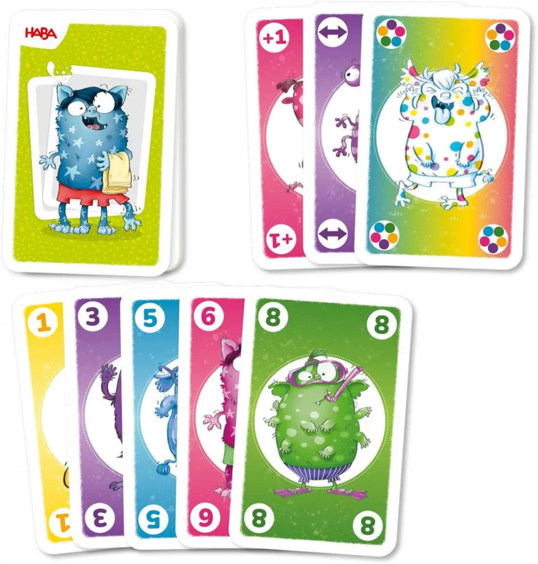Haba Monster Mau Mau Kaartspel - 54 Kaarten - 2-5 Spelers