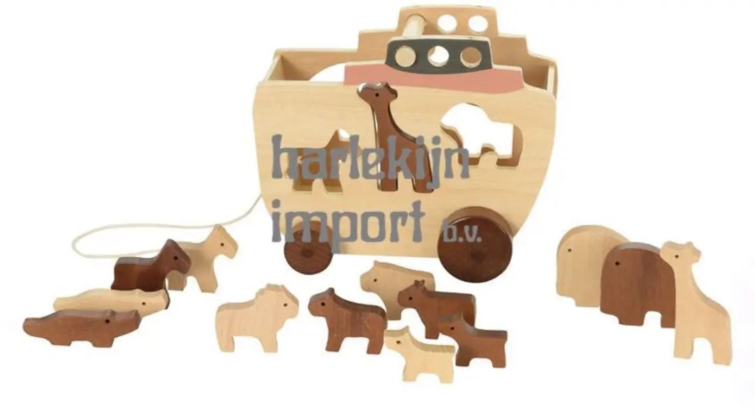 Egmont Toys Ark van Noah Houten Trekfiguur