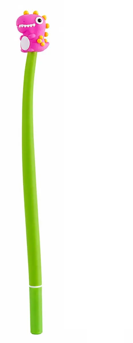 Jonotoys Dino Gelpennen - Set van 4 - 23cm - Roze/Blauw/Geel/ Groen