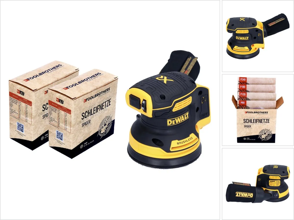 DeWalt DCW210 Excentrische Schuurmachine 125mm