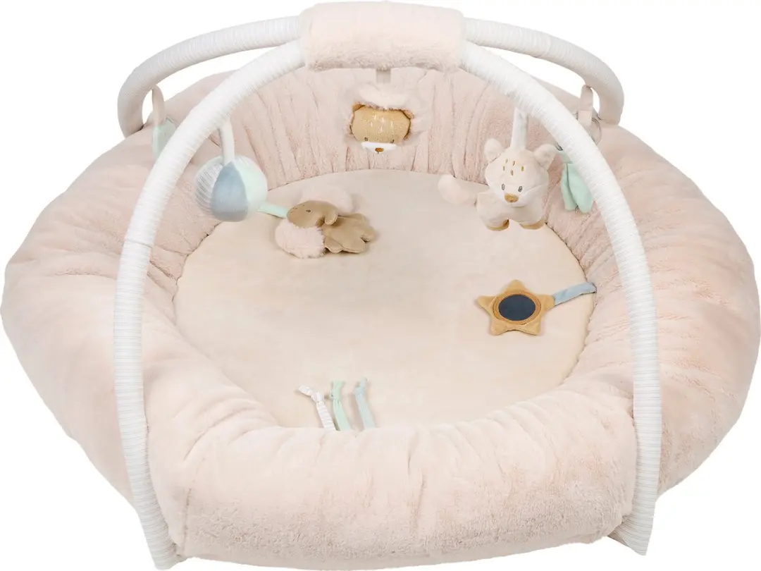 Nattou FLO Ernest & Oli Speeltapijt Beige