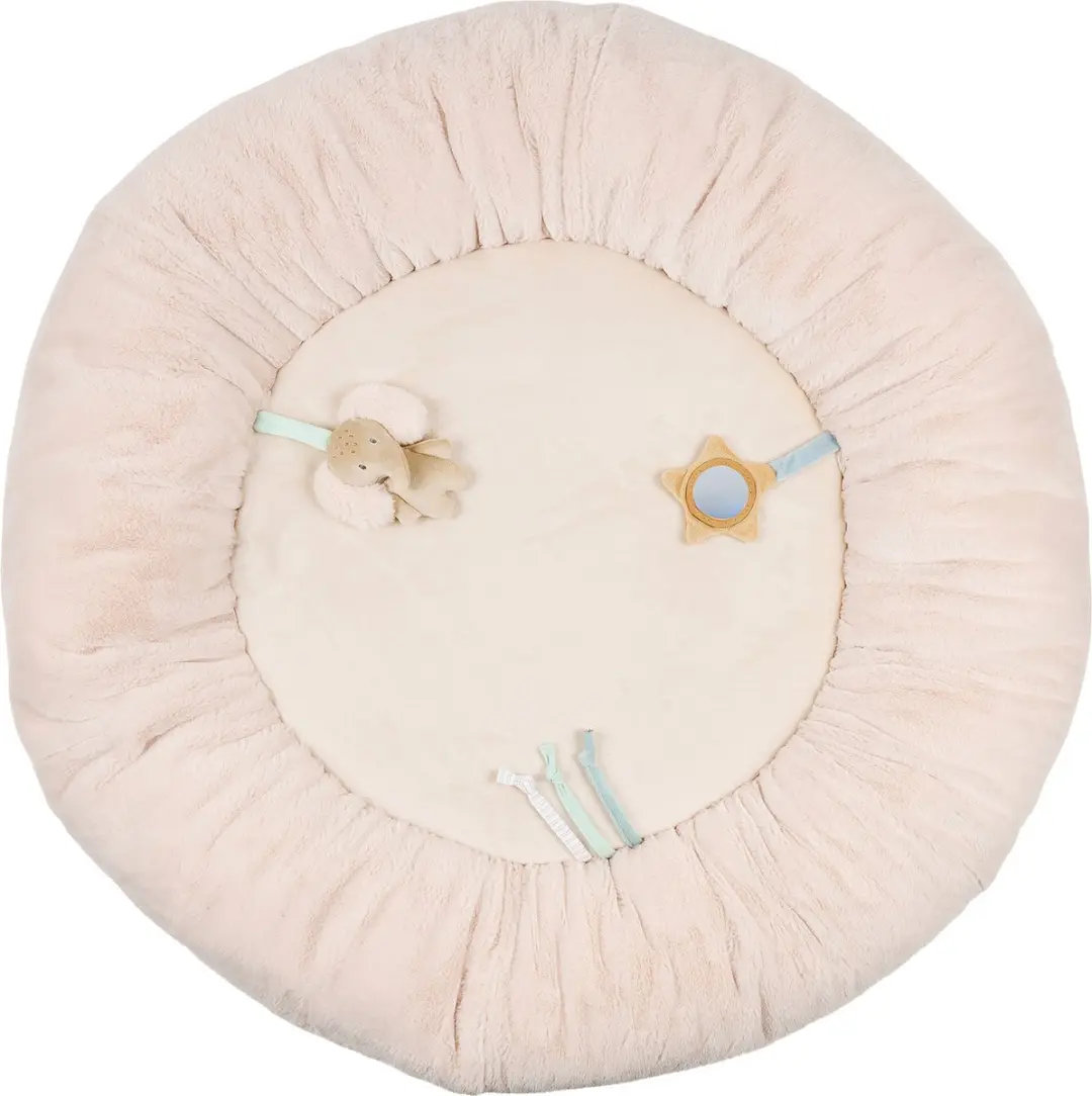 Nattou FLO Ernest & Oli Speeltapijt Beige - 91 cm