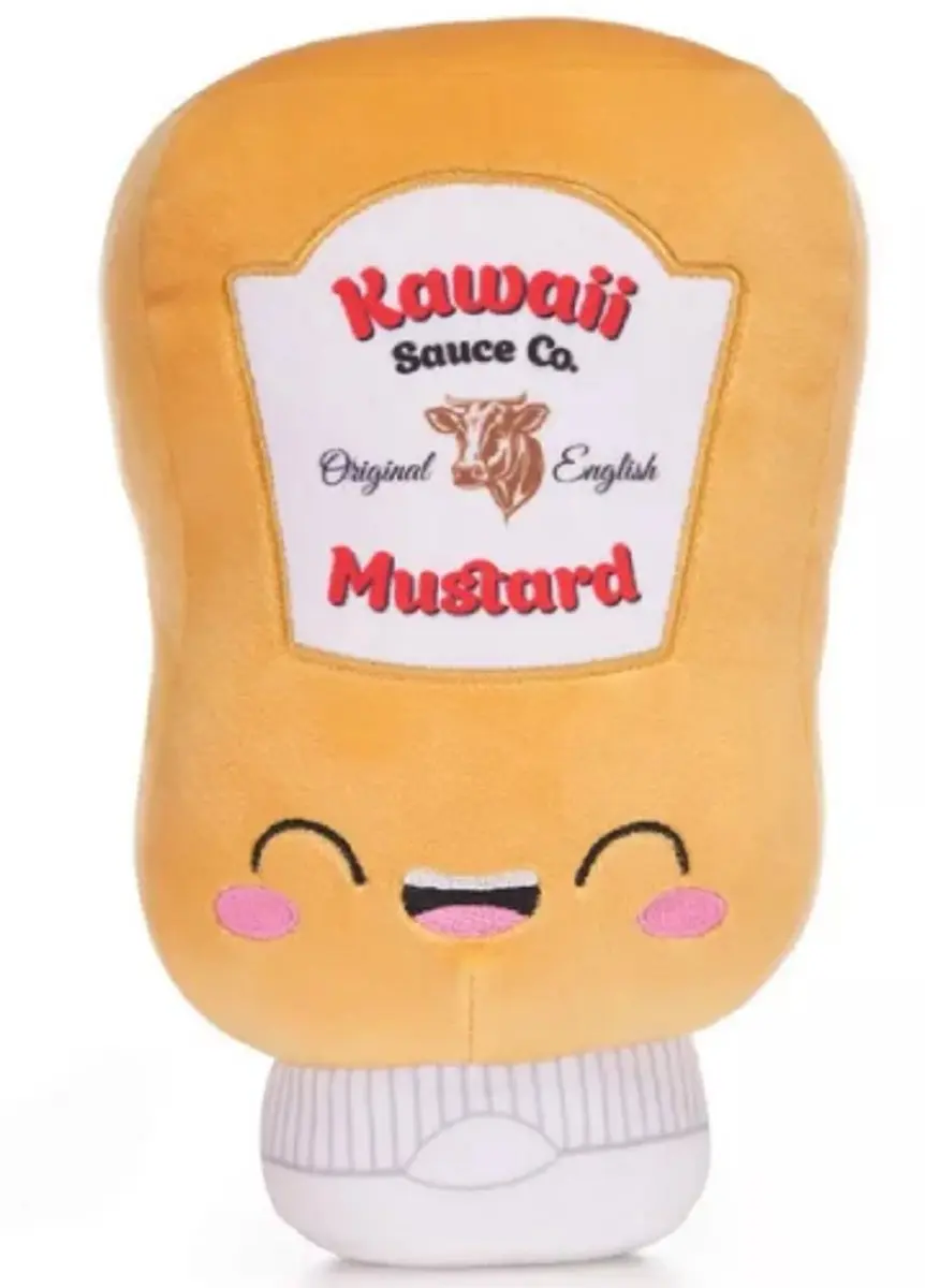 Topknuffels Mosterd Saus Squishy Pluche Knuffel 30cm
