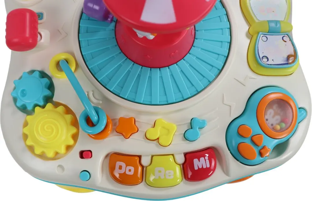 Eco Toys Circus Activiteiten Speeltafel - Rood/Geel
