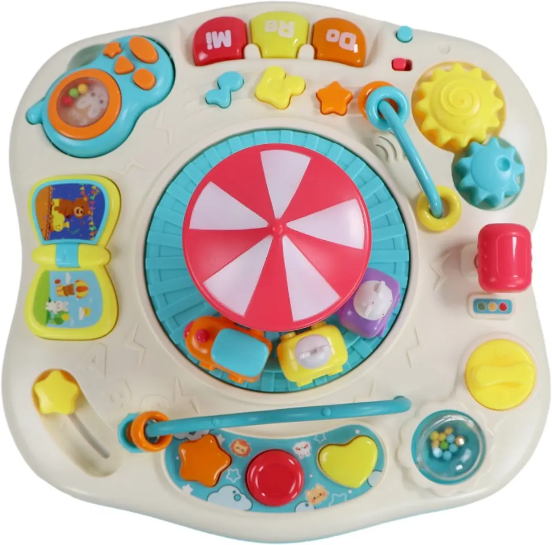 Eco Toys Circus Activiteiten Speeltafel - Rood/Geel