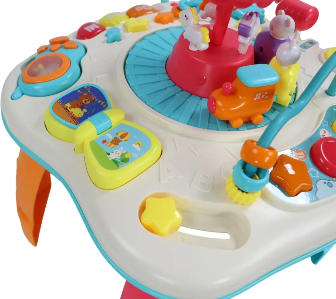 Eco Toys Circus Activiteiten Speeltafel - Rood/Geel