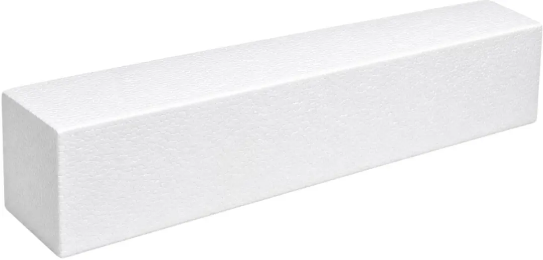Bellatio Design Piepschuim Baksteen 50x10x10cm Wit
