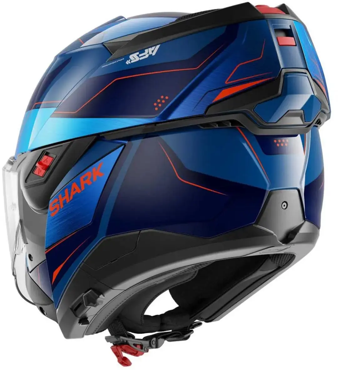 Shark Oxo Mekarium ECE Modulaire Helm - XL - Blauw