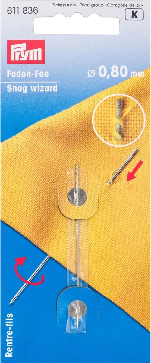 Prym Wondernaald Fijn 0,8mm - Blank