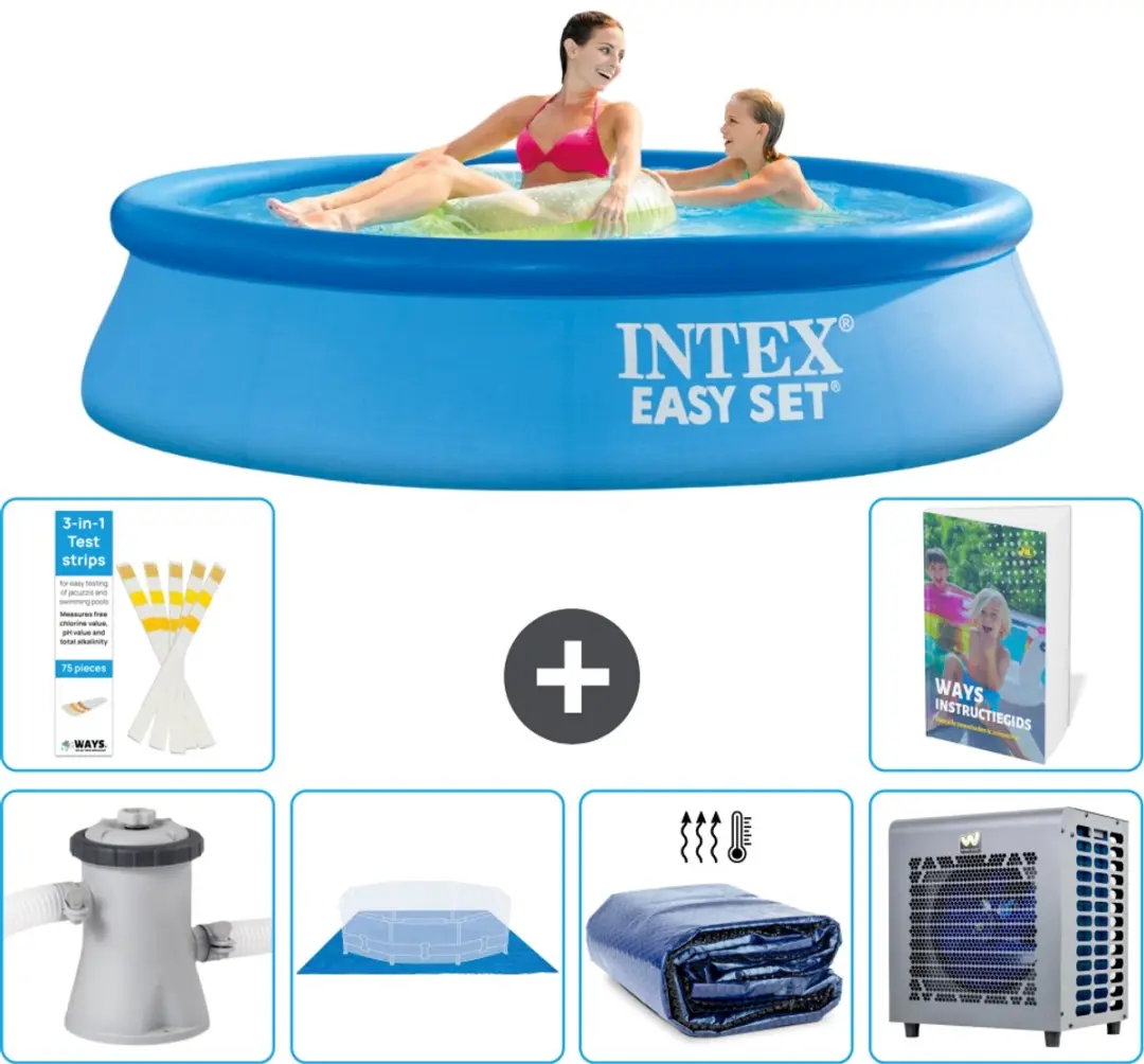 Intex Easy Set Zwembad 244cm Blauw