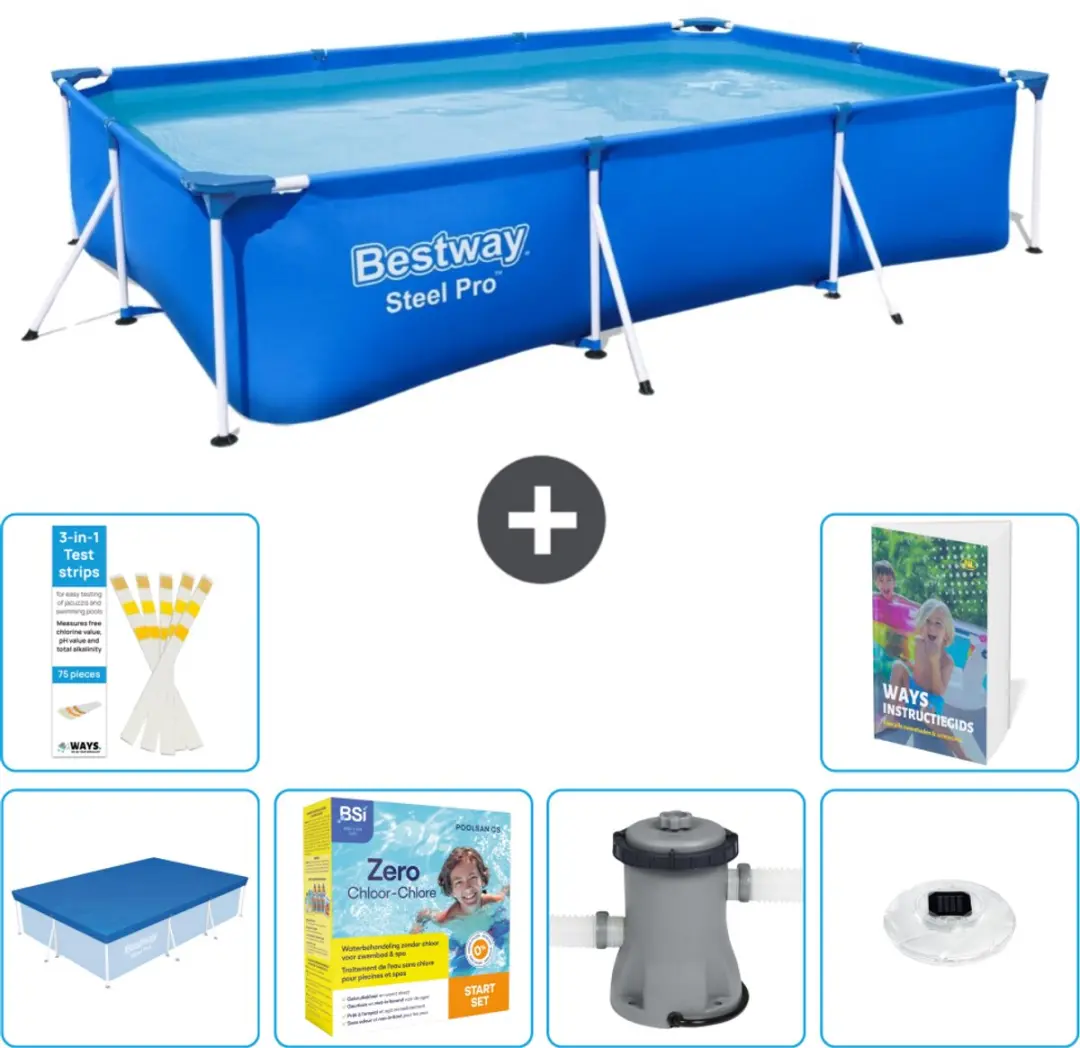 Bestway Steel Pro Zwembad 300x201cm