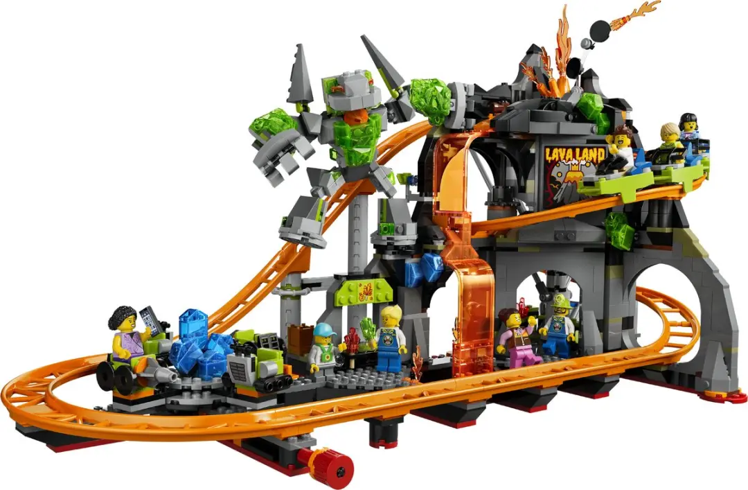 LEGO City Lava Land Achtbaanpark 60501 - 1165 Stukken - afbeelding 6 van 6
