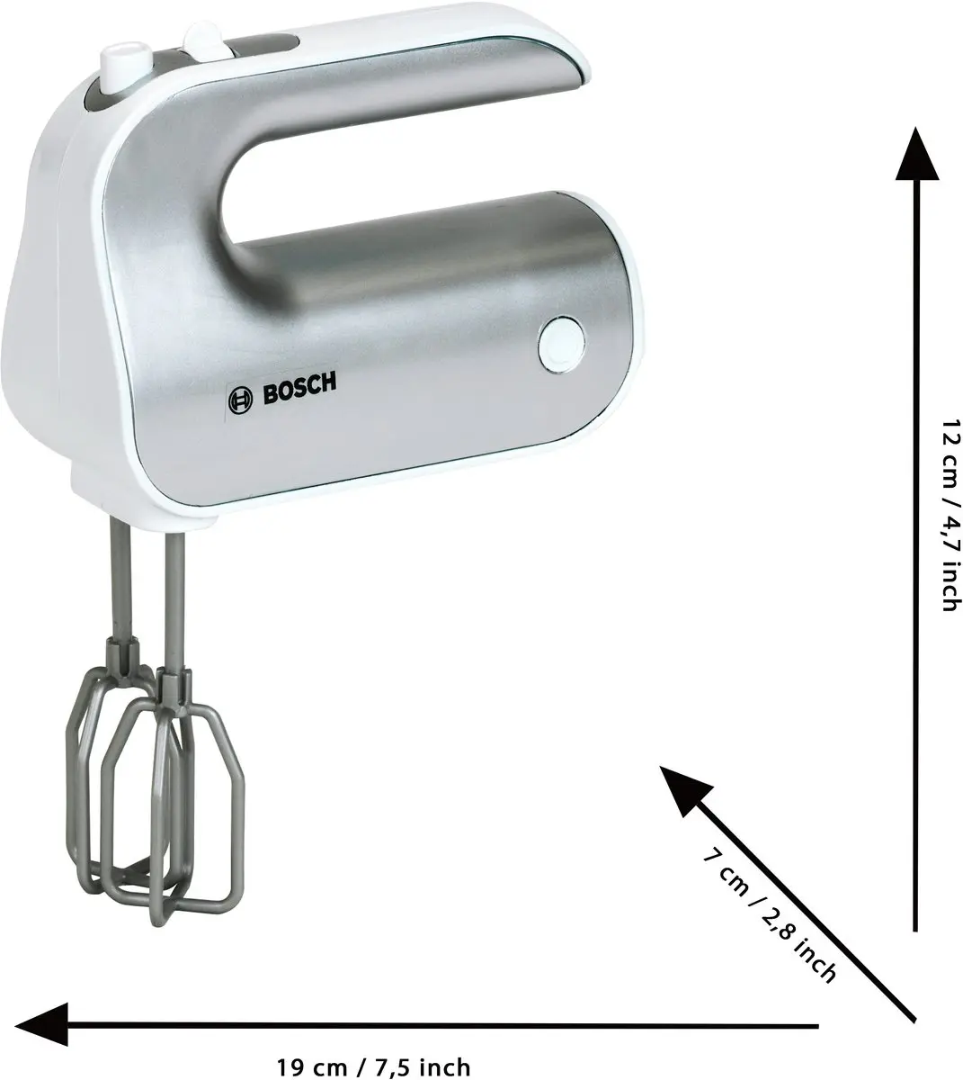 Klein Toys Bosch Mini Speelgoed Handmixer - Zilver