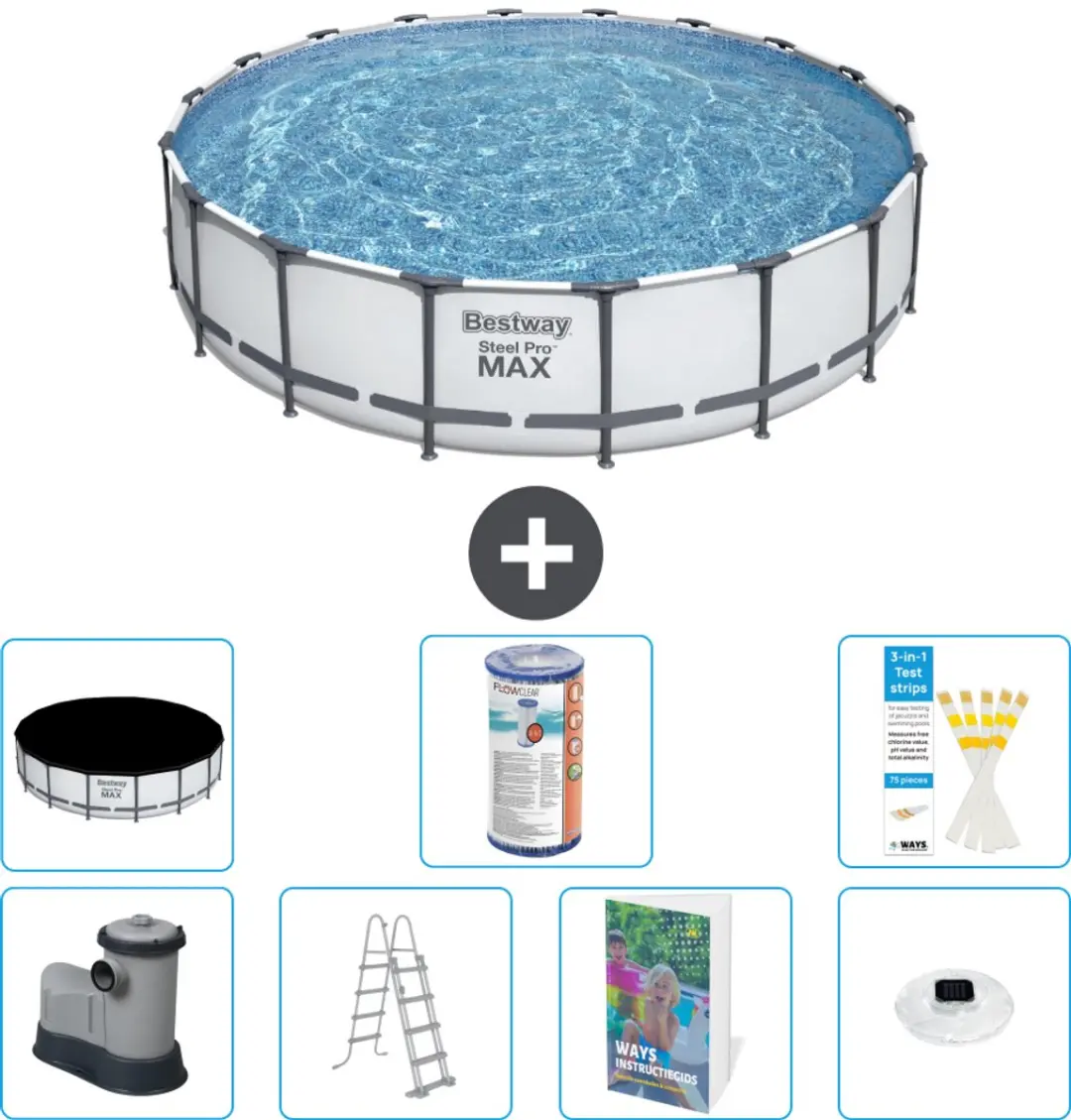 Bestway Steel Pro MAX Zwembad 549x122cm