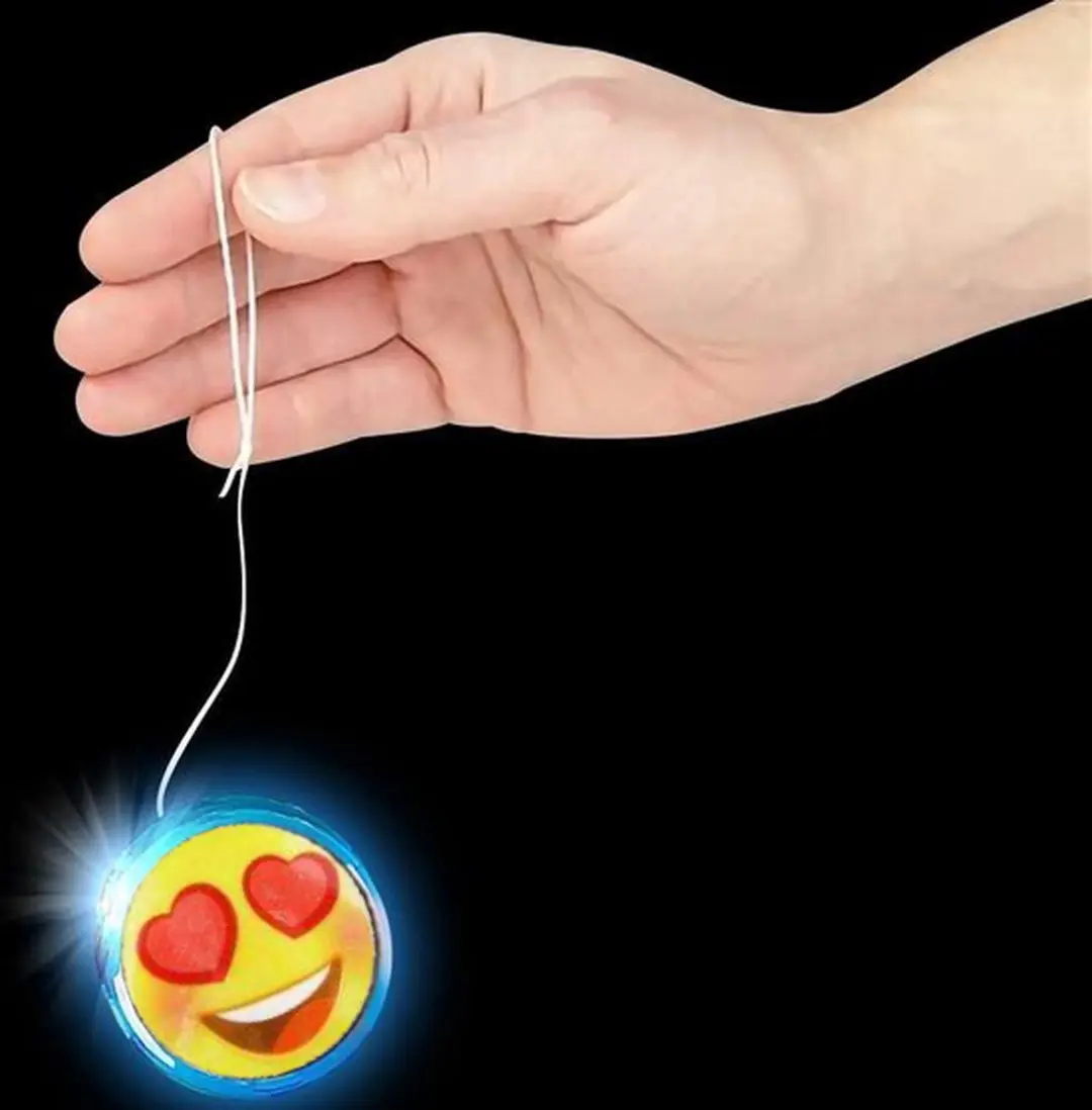 Funny Toys Emoji Smiley Yo-Yo - Geel