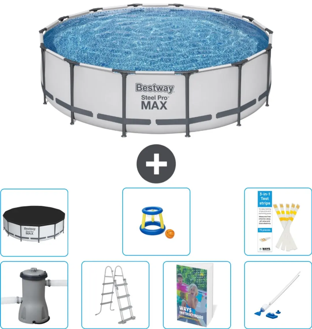 Bestway Steel Pro MAX Zwembad 427x107cm