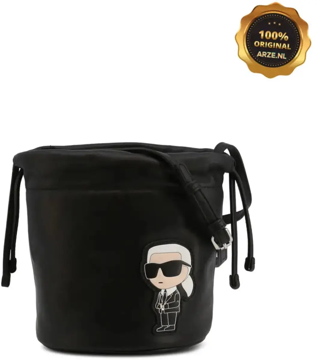 Karl Lagerfeld 230W3043 T-shirt - Zwart - afbeelding 6 van 6