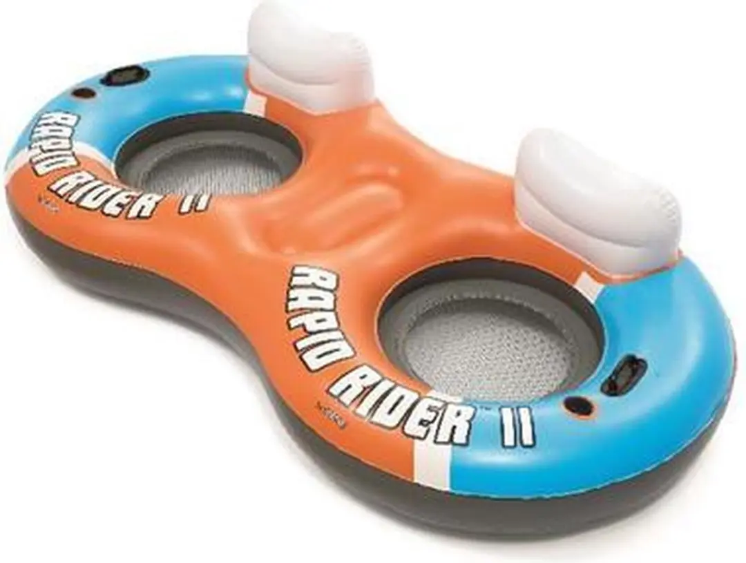 Bestway Rapid Rider Drijfband 2 Pers - Oranje/Blauw - afbeelding 3 van 3