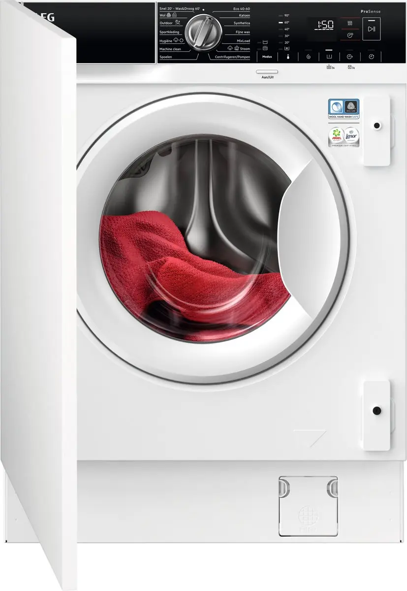 AEG LWR7676BI 7000 ProSteam Was-droogcombinatie Inbouw 7/4 kg