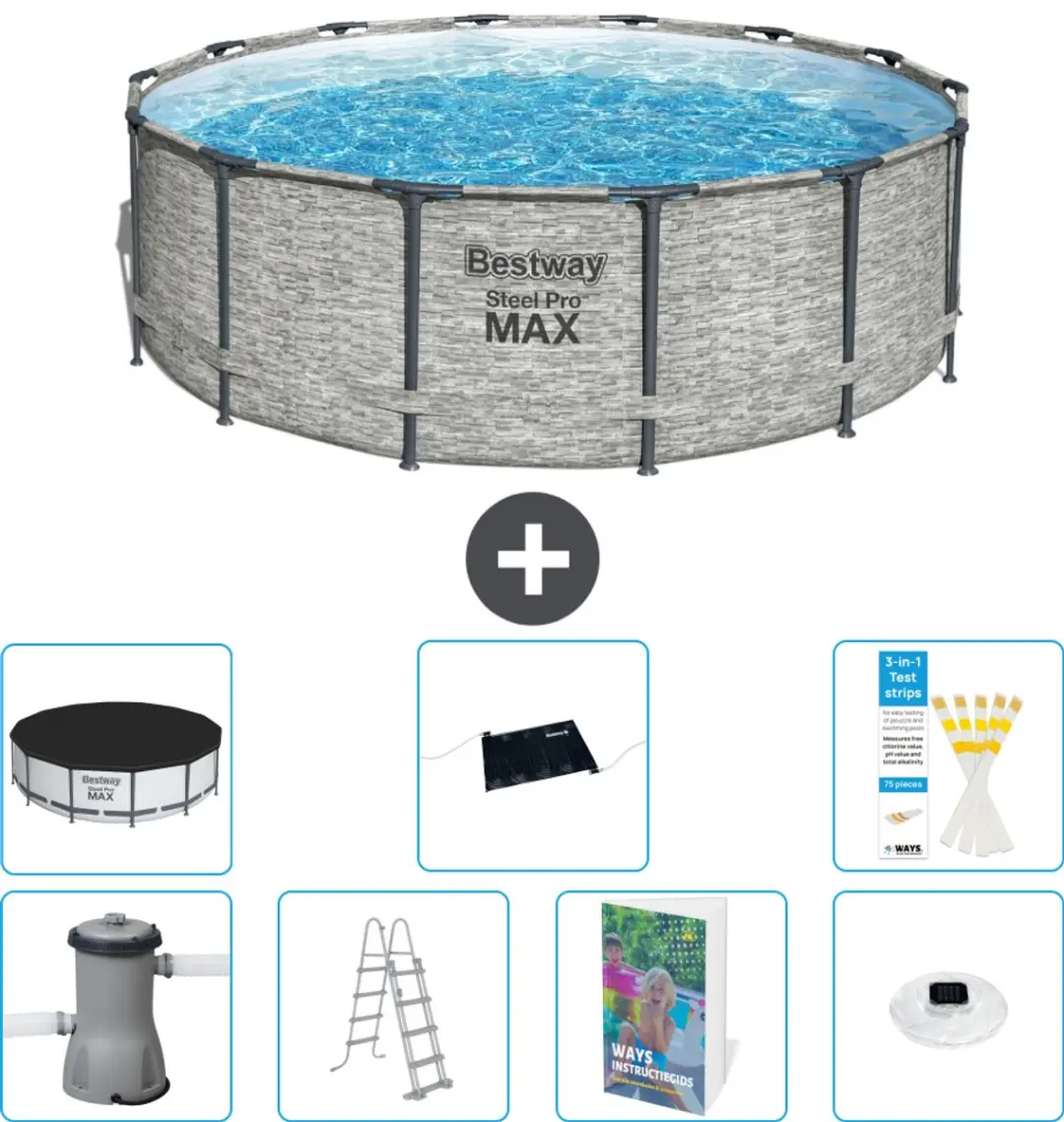 Bestway Steel Pro MAX Zwembad 427x122cm