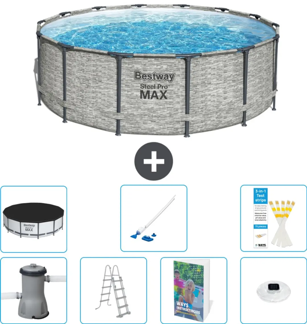 Bestway Steel Pro MAX Zwembad 427x122cm