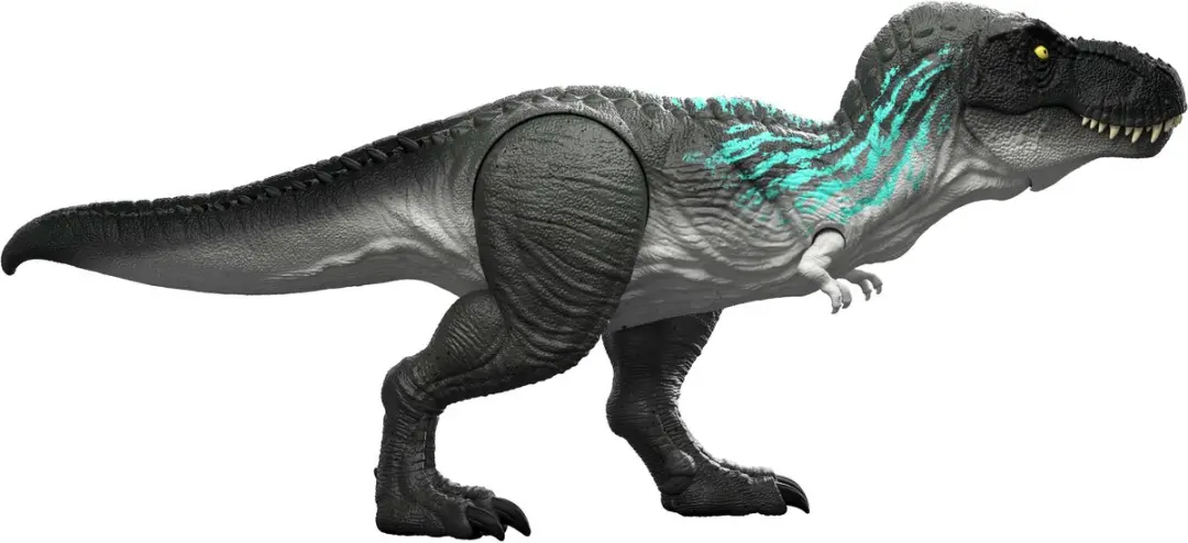 Mattel Jurassic World Muscle Madness T-Rex JKG92 - Groeifunctie & Gebrul - 3x AAA
