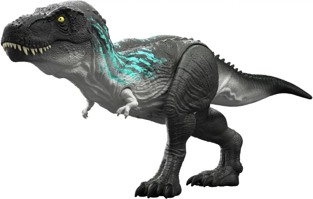 Mattel Jurassic World Muscle Madness T-Rex JKG92 - Groeifunctie & Gebrul - 3x AAA