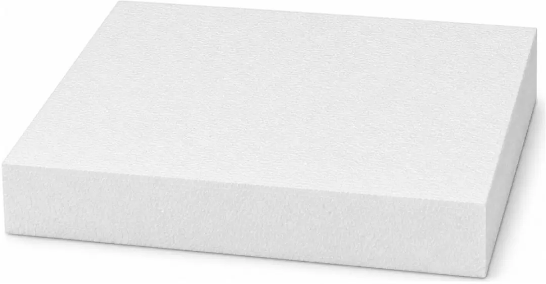 Bellatio Design Piepschuim Vormen Rechthoek 4x - 25x30x4cm Wit