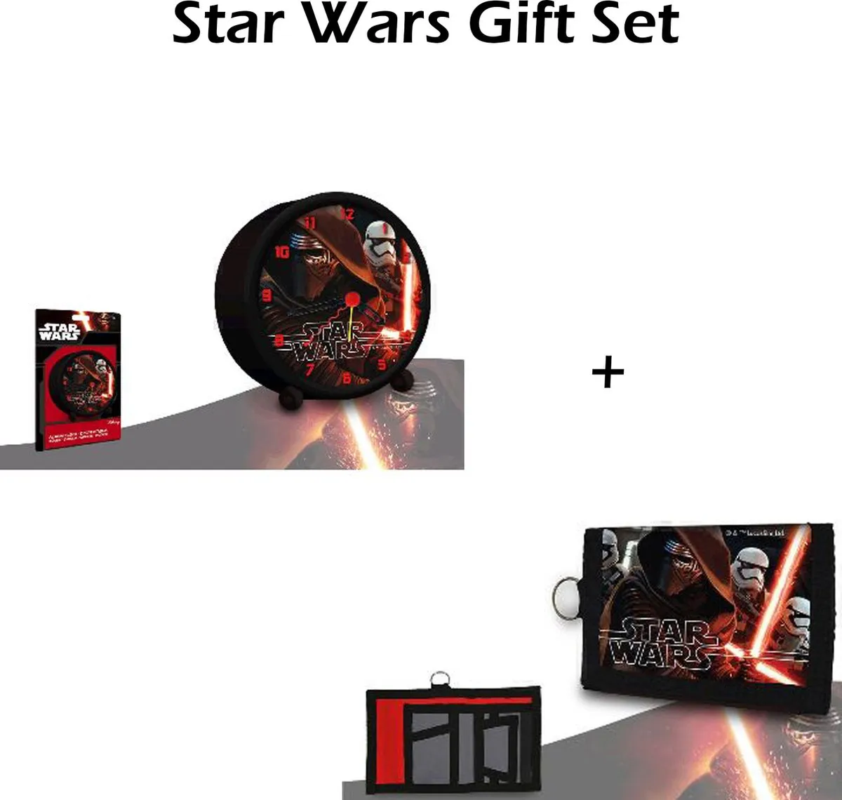 Star Wars Digitaal Wekker & Portefeuille Set