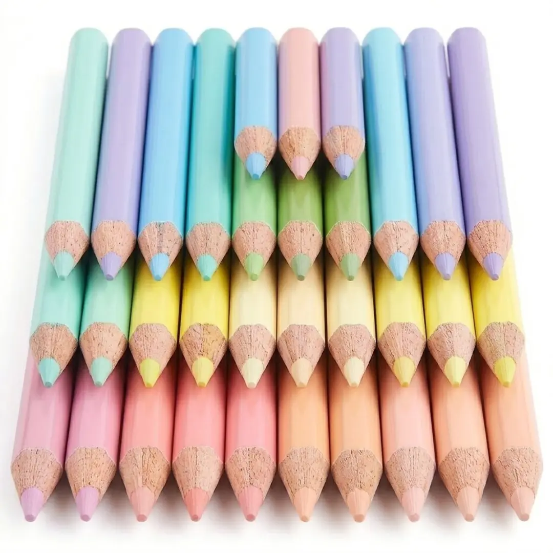 NUVEX Macaron Pastelpotloden Set 24 Stuks