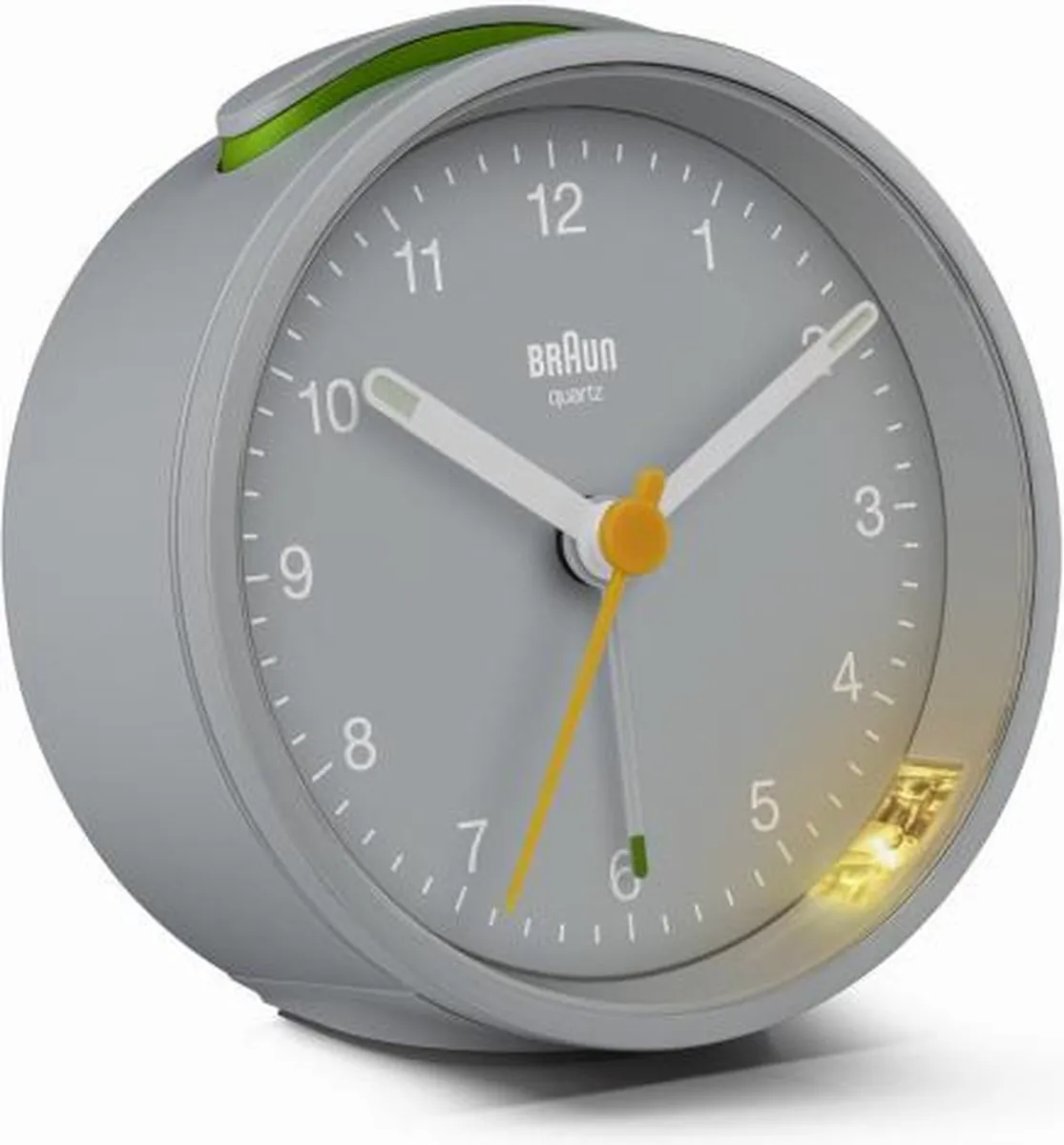 Braun BC12G Analoog Wekker - Grijs