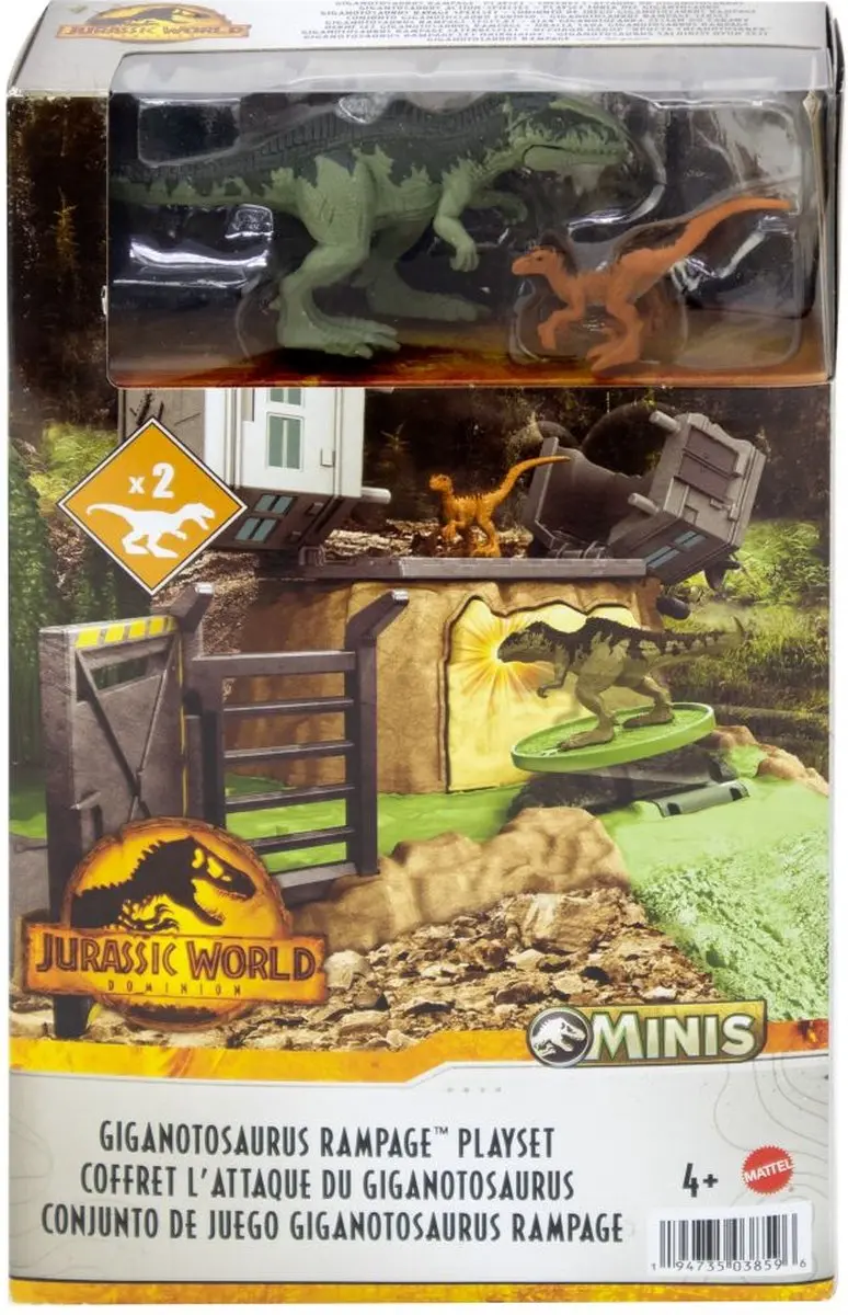 Mattel Jurassic World Minis Speelset