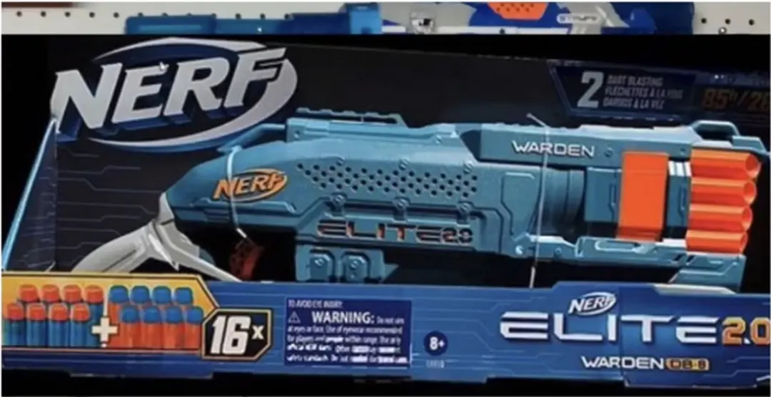 Nerf Elite 2.0 Turbine CS 18 - Blauw/Oranje