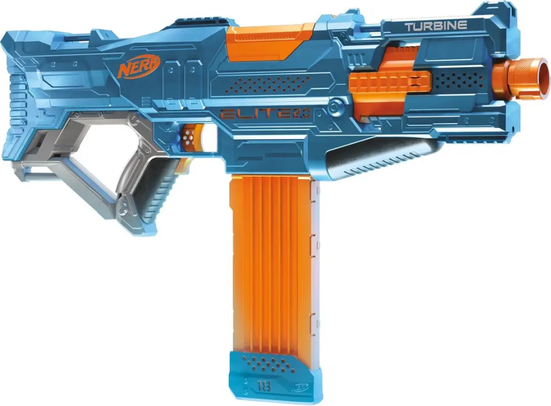 Nerf Elite 2.0 Turbine CS 18 - Blauw/Oranje