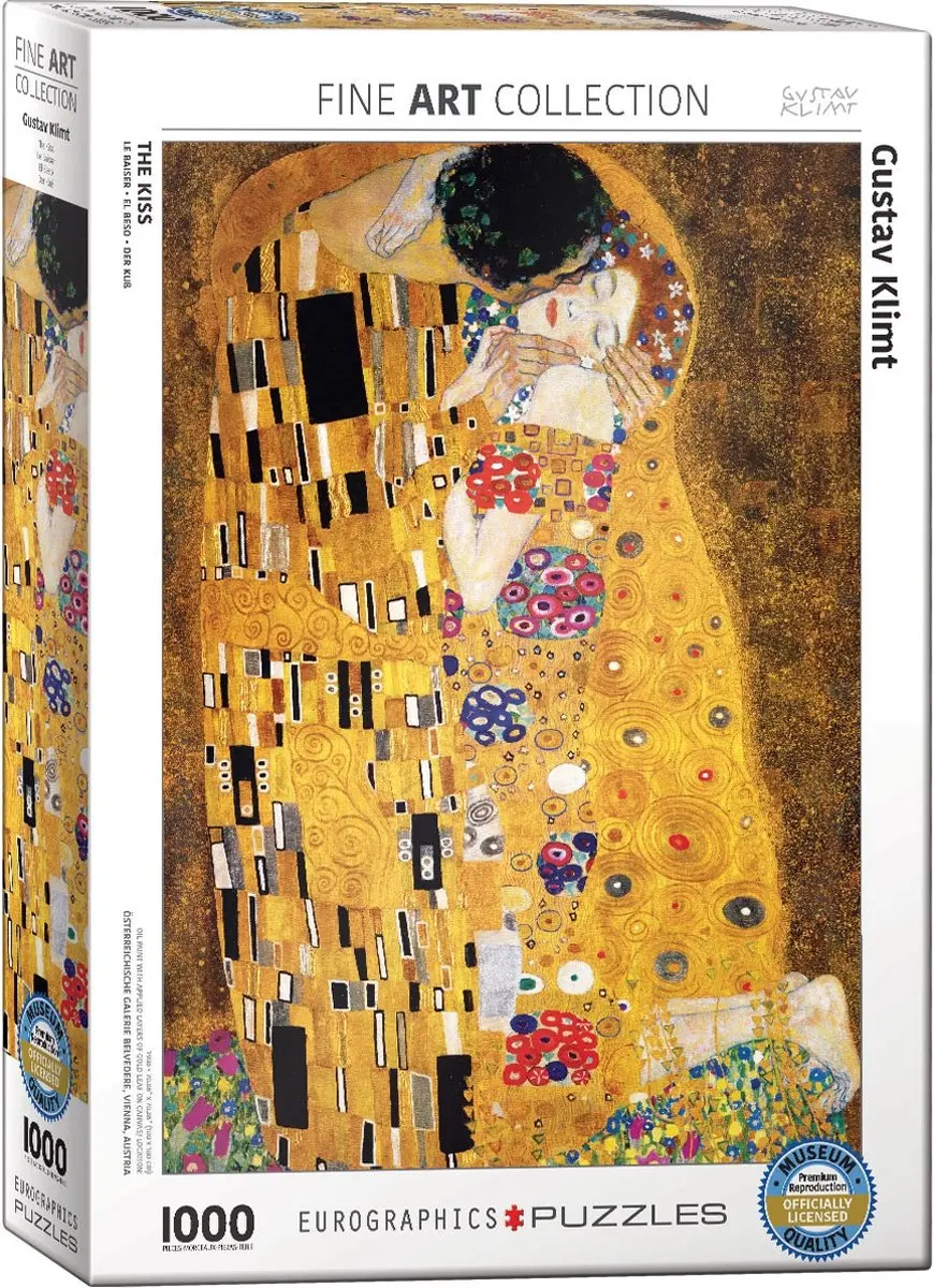 Eurographics De Kus Gustav Klimt Legpuzzel 1000 Stuks