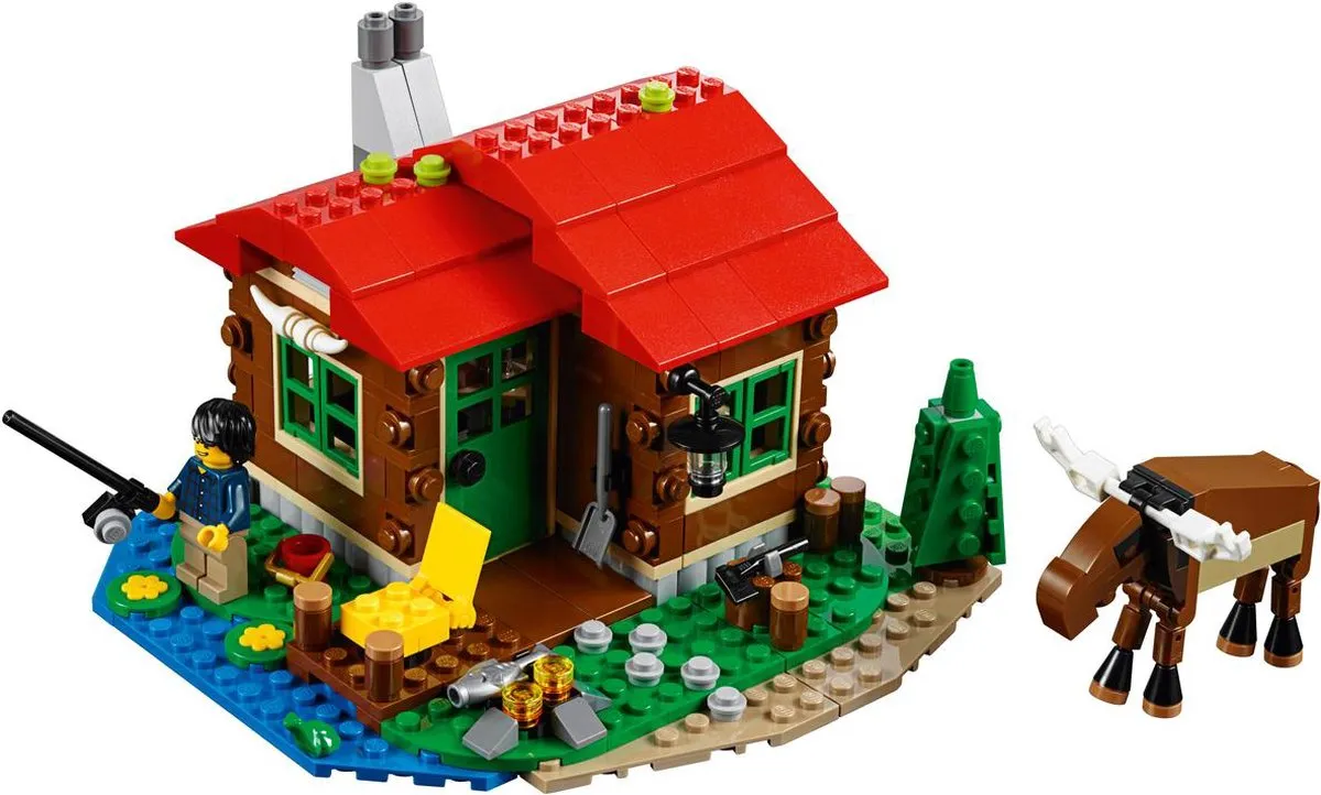 LEGO Creator Huisje aan het Meer 31048 - 368 Stukken