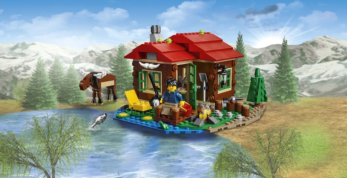 LEGO Creator Huisje aan het Meer 31048 - 368 Stukken
