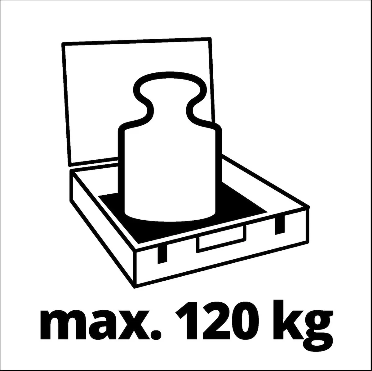 Einhell E-Case L Systeemkoffer 4540014 - 120 kg - Zwart/Rood