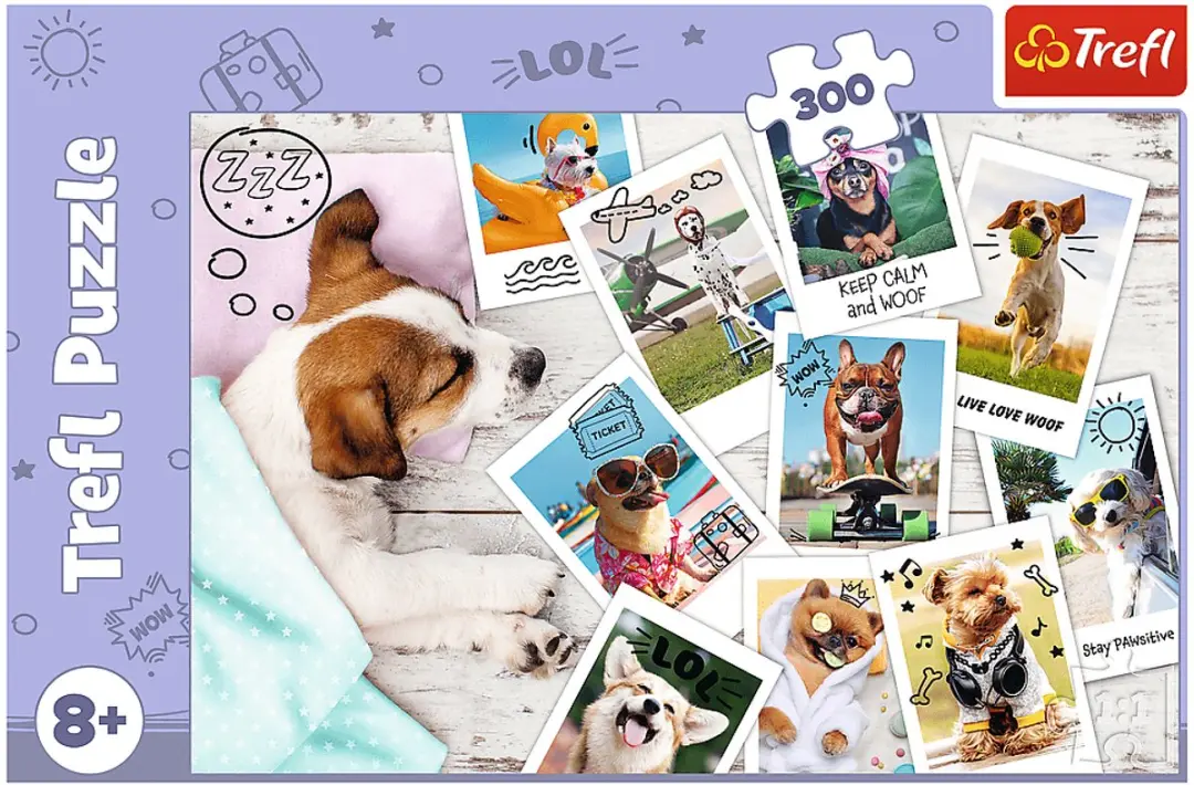 Trefl Vakantiefoto's Puzzel 300 Stuks - Meerkleurig