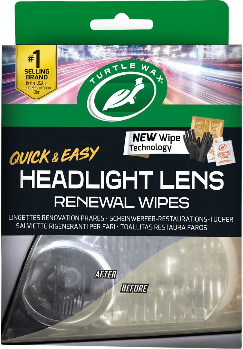 Turtle Wax Headlight Lens Renewal Wipes