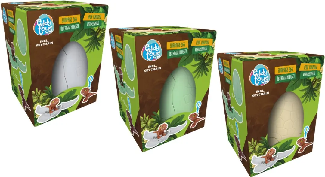 Eddy Toys Dino Surprise Ei 3-assig