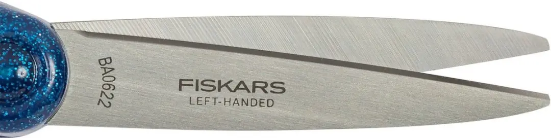 Fiskars Schoolschaar Linkshandig Glitterblauw 18cm