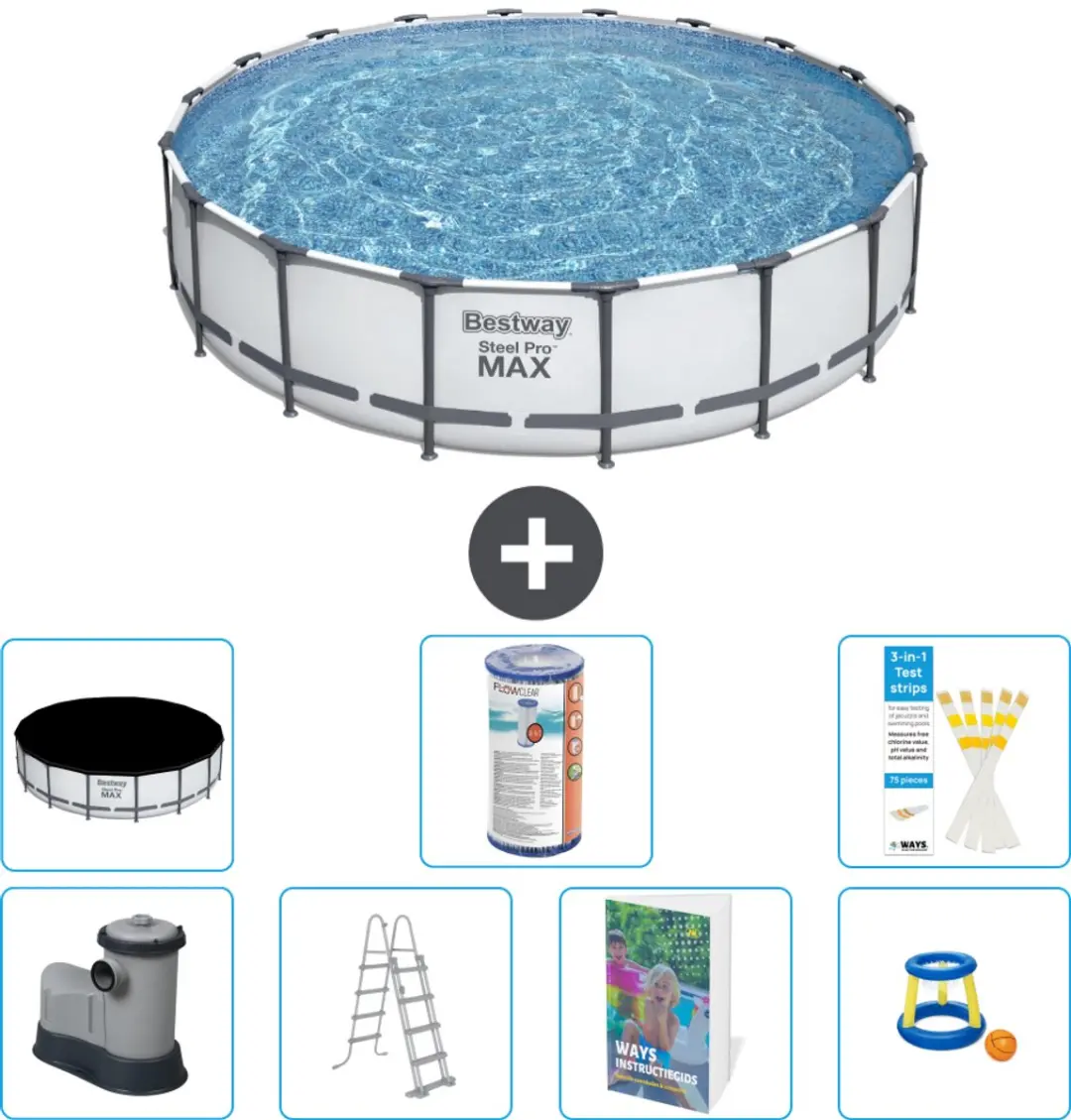 Bestway Steel Pro MAX Zwembad 549x122cm