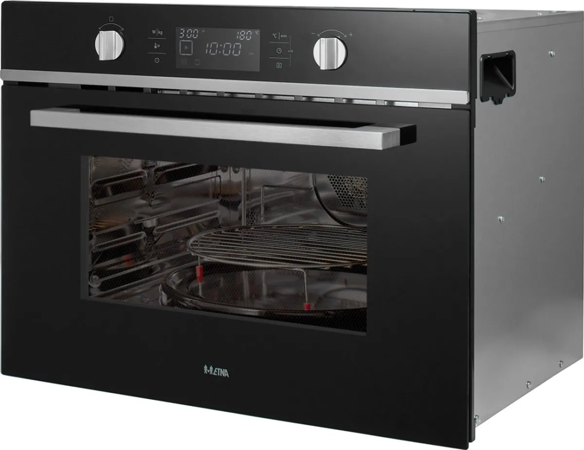 Etna CM244ZT Inbouw Combi-Magnetron 44L - 900W - Zwart