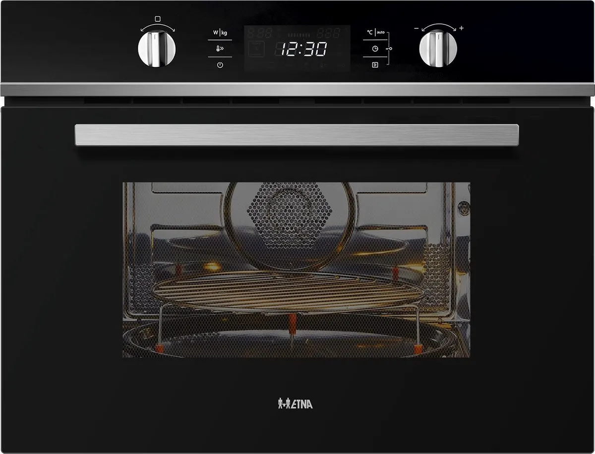 Etna CM244ZT Inbouw Combi-Magnetron 44L - 900W - Zwart