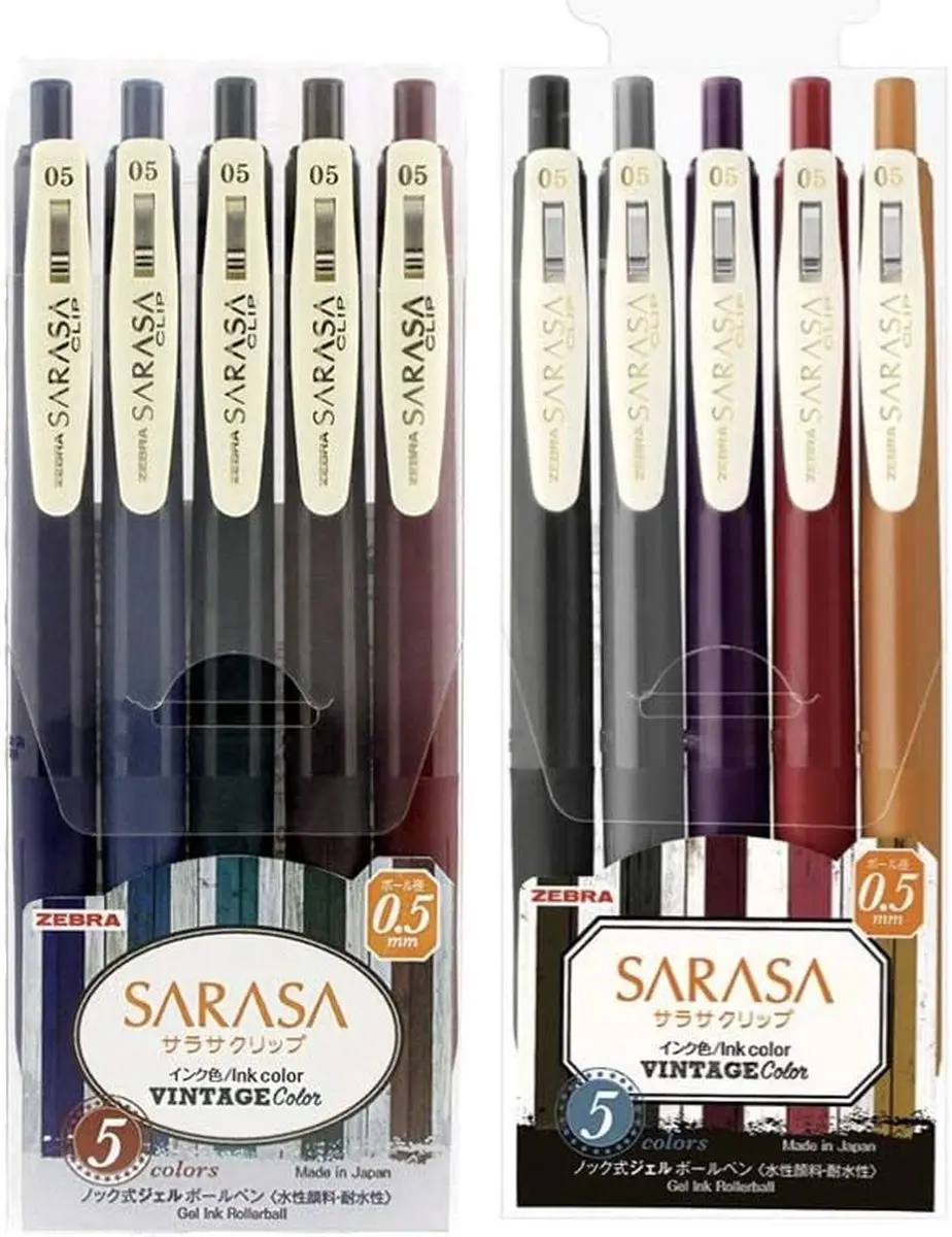 Zebra Vintage Sarasa Clip Gelpen