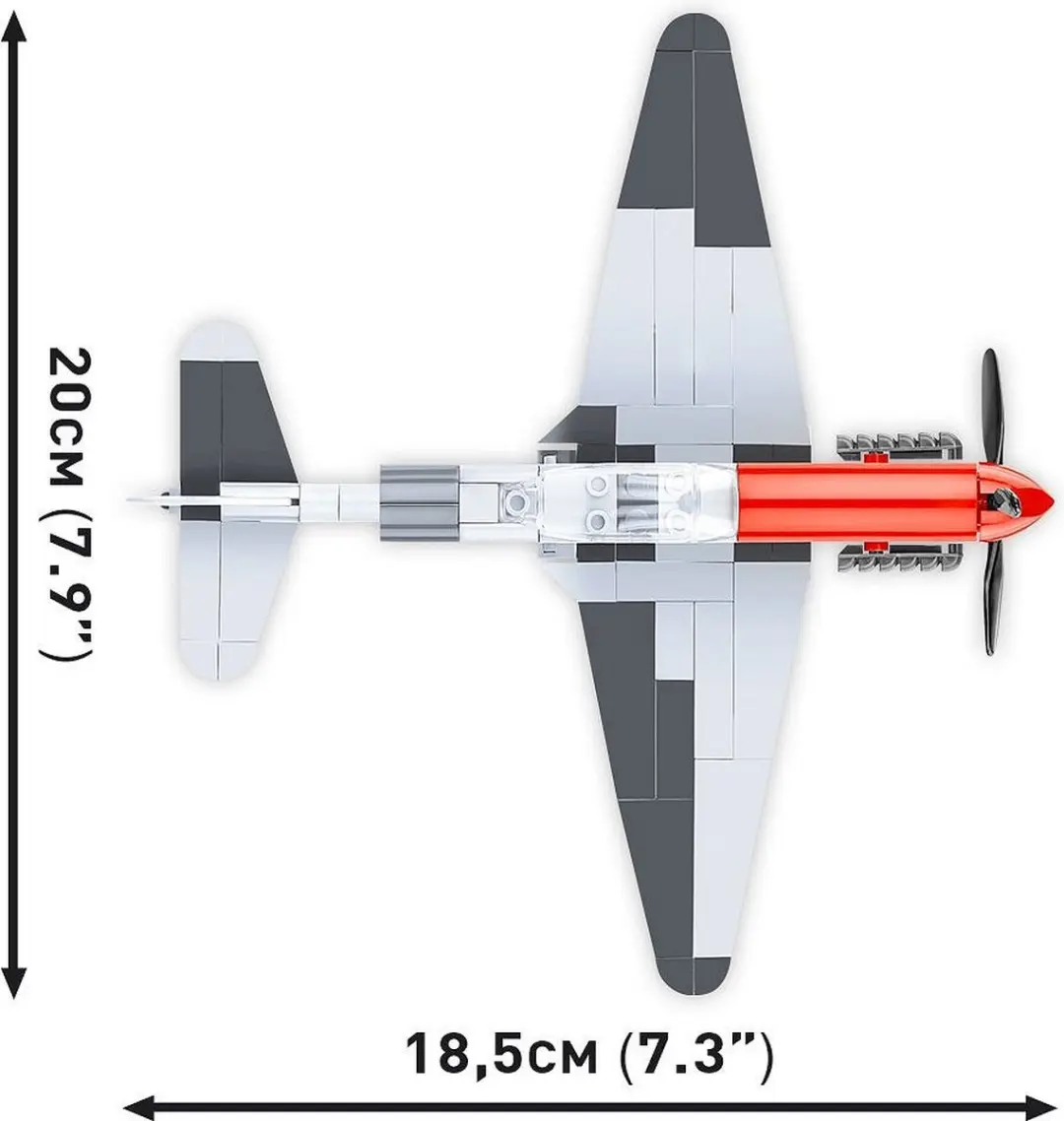 Cobi Yak-3 COBI-5862 Vliegtuig - 140 Onderdelen - Meerkleurig