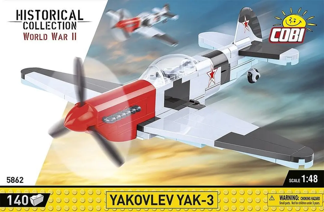 Cobi Yak-3 COBI-5862 Vliegtuig - 140 Onderdelen - Meerkleurig