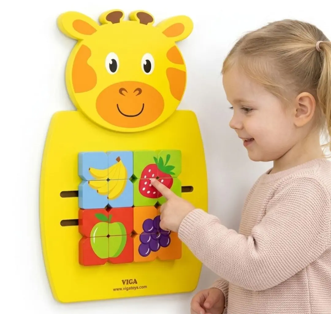 Vigatoys Wandspeelbord Giraffe - Multi