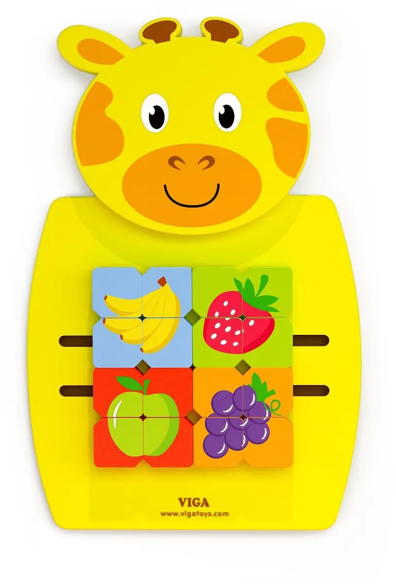 Vigatoys Wandspeelbord Giraffe